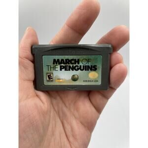 March of the Penguins (Nintendo Game Boy Advance) GBA Authentic Tested